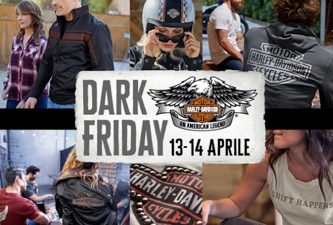 Harley-Davidson: een weekend vol kortingen met Dark Friday