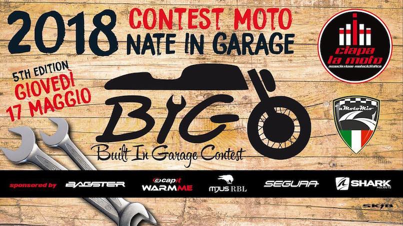 Ciapa La Moto si dà al custom col Built in Garage Contest