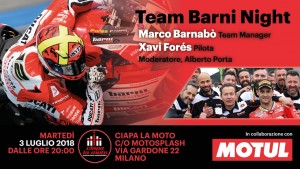 Ciapa La Moto organizza la Team Barni Night