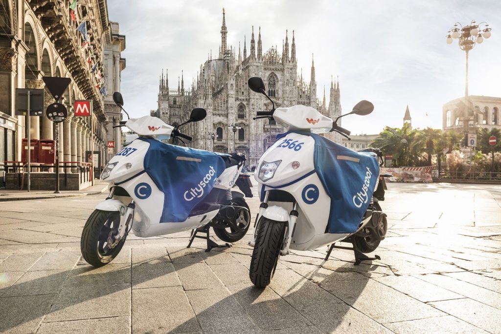 Cityscoot: arriva a Milano il servizio di scooter sharing francese