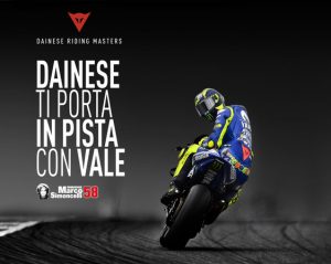 Dainese: arriva la Riding Master e la possibilità di scendere in pista con Valentino Rossi