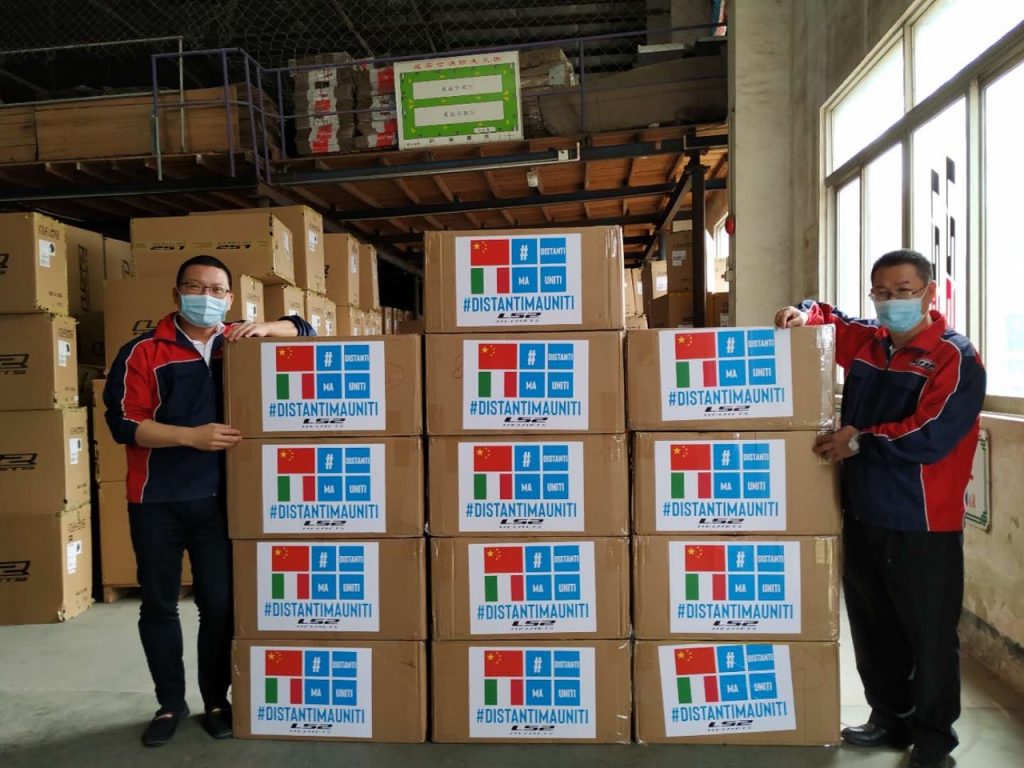 LS2: donate 5200 mascherine agli ospedali di Brescia e Grosseto