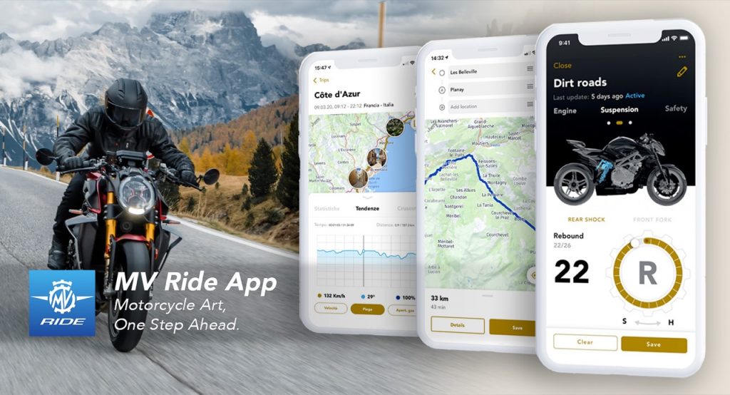 MV Ride: un’app di servizi digitali legata a MV Agusta [VIDEO]