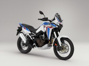 Honda CRF1100L Africa Twin in “Tricolour” guise, updates and Euro 5 approval for CB650R and CBR650R