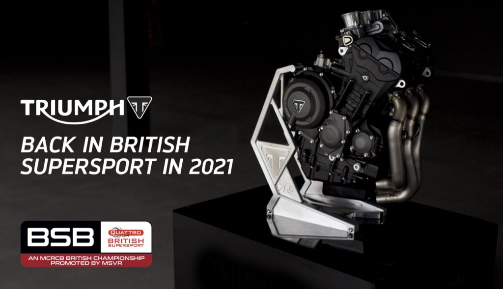 Triumph: ritorno nel British Supersport Championship a supporto del team Performance Technical Racing