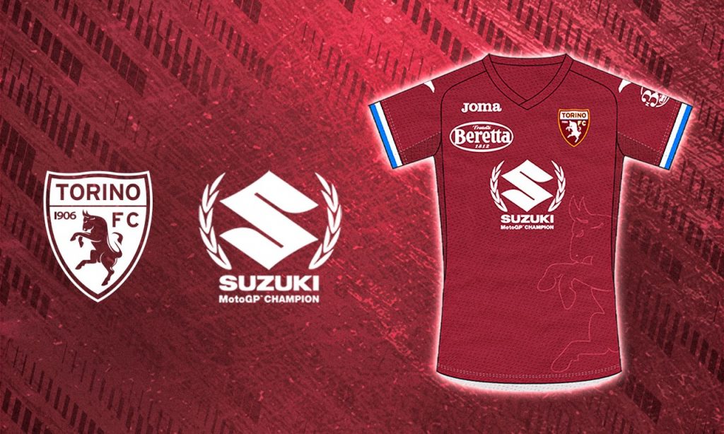 Suzuki: una maglia speciale del Torino FC per festeggiare il successo stagionale in MotoGP