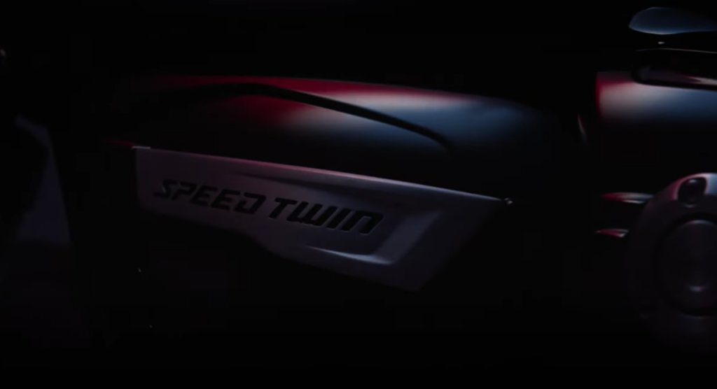 Triumph Speed Twin: l’evoluto esemplare presentato il prossimo 1° giugno [VIDEO TEASER]