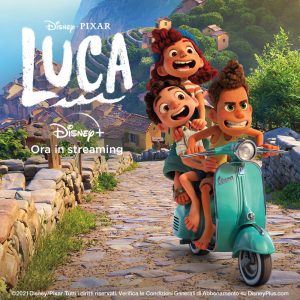 Vespa presente nel film di animazione Luca, nuovo lungometraggio Disney e Pixar