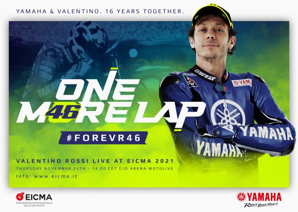 One More Lap: Yamaha ricorda il percorso fatto con Valentino Rossi a EICMA