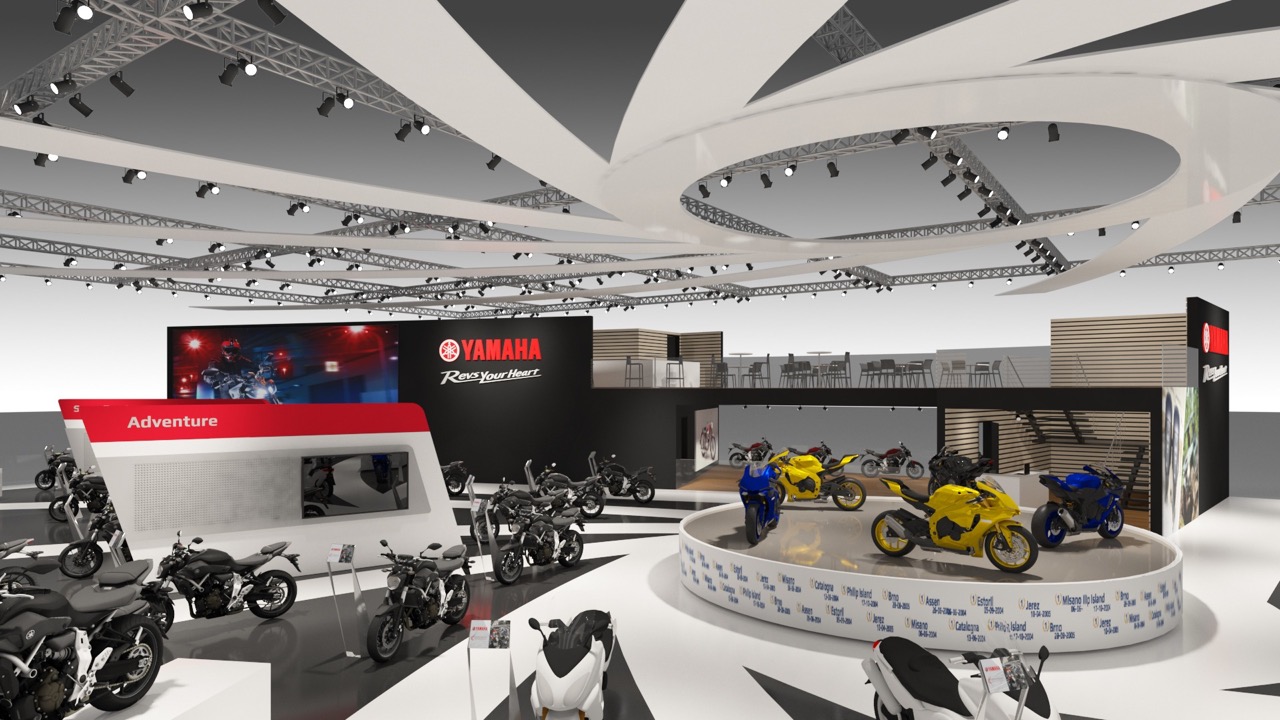 Yamaha auf der EICMA 2021: Neuigkeiten für 2022 und ein Raum, der Valentino Rossi gewidmet ist