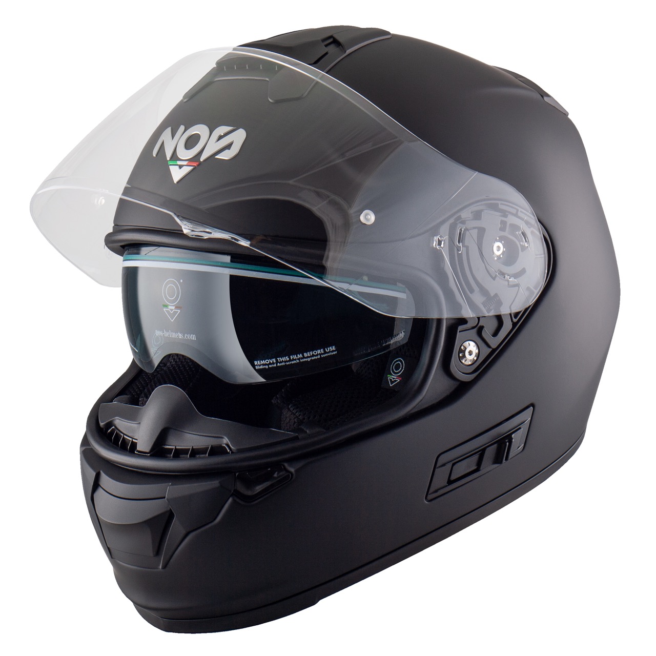 NOS NS-7F Black Matt: un casco protettivo con un aspetto grintoso