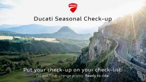 Ducati: attiva sino al 10 marzo 2022 la campagna “Ducati Seasonal Check Up”