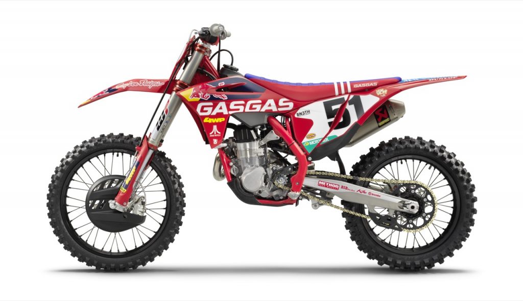 GASGAS MC 450F Troy Lee Designs: una motocross con un carattere competitivo