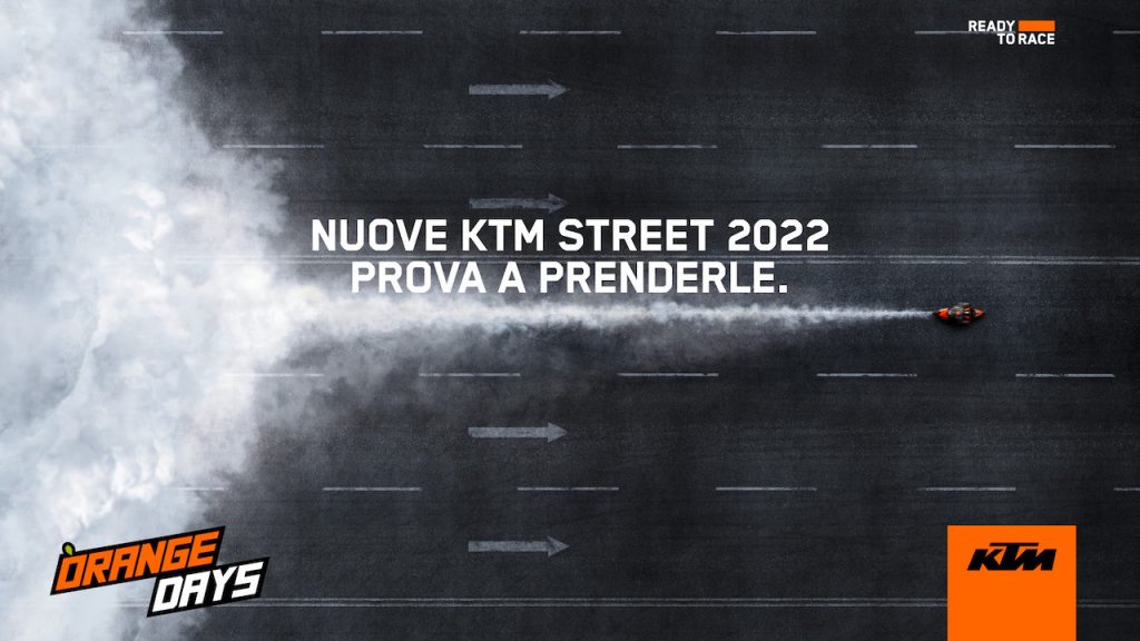 Orange Days KTM: protagoniste le novità della gamma stradale 2022