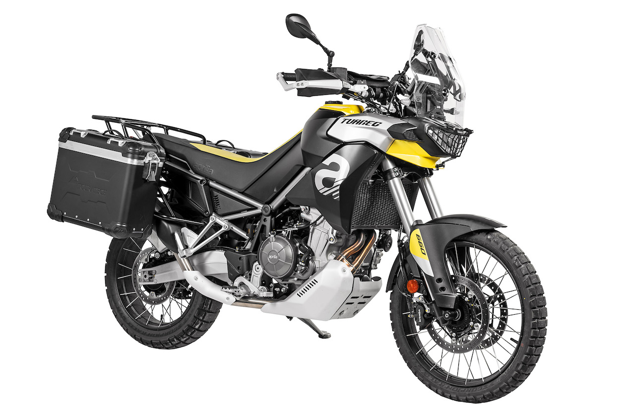 Supporto GPS E Navigatore Per Aprilia Tuareg 660 XC 2021-2022 – Staffa Anteriore Per Telefono E Dispositivi Su Traversa