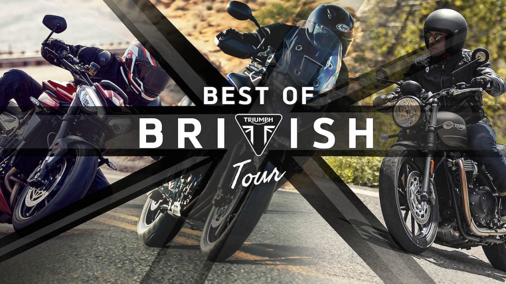 Triumph Motorcycles, Best of British Tour 2023: some models of the British brand on test during nine Italian stages