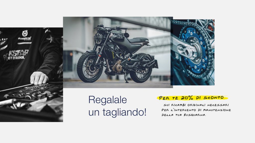 Husqvarna Motorcycles: introdotta l’iniziativa “REGALALE UN TAGLIANDO” per i modelli del marchio