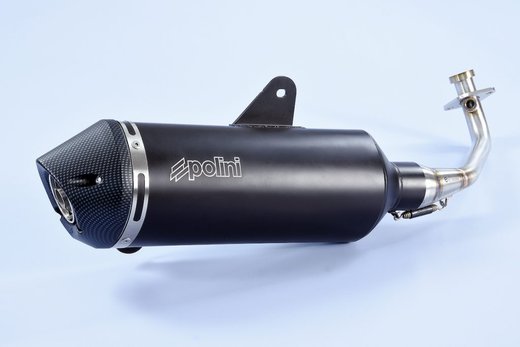 适用于 Vespa Euro 5 125 GTS 4T 的 Polini 消声器：激发模型特征的解决方案