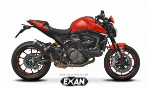 EXAN: gli scarichi X-Black Ovale e X-One per il nuovo Ducati Monster