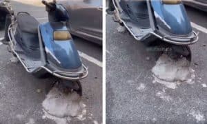 L’antifurto ‘alternativo’ per lo scooter: quando il blocca ruota non basta [VIDEO]
