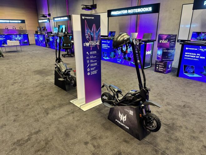acer predator extreme: il nuovo e-scooter per la città e non solo [foto]