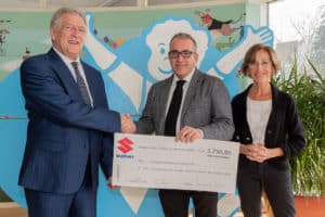 Suzuki: successo dell’asta benefica, donati 3.750 euro a Casa UGI