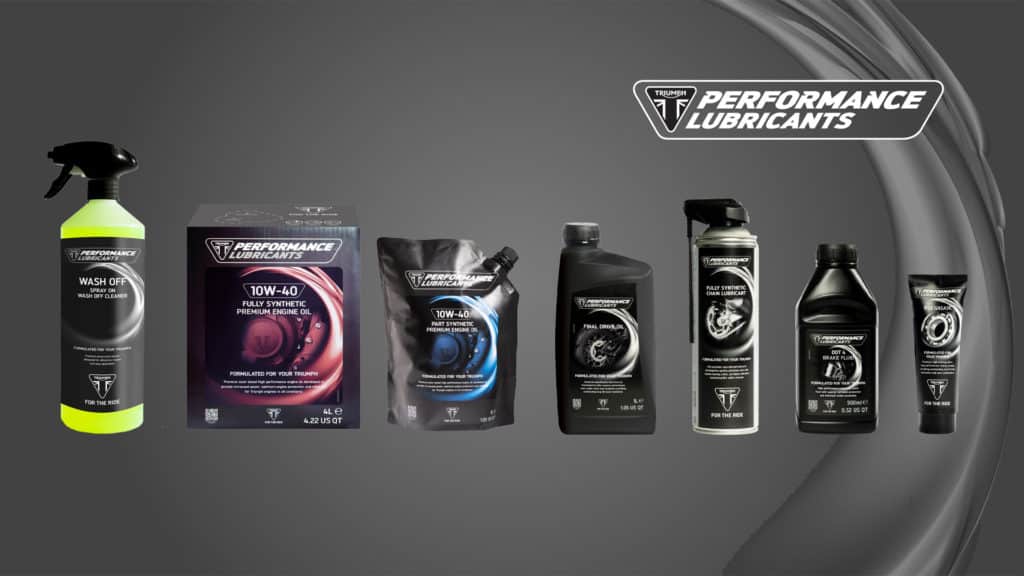 Triumph Performance Lubricants: la nuova gamma di lubrificanti ad alte prestazioni