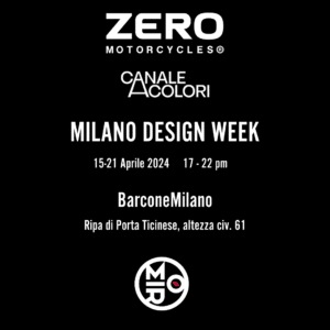 Zero Motorcycles alla Milano Design Week 2024: animerà l’evento “Canale a Colori”
