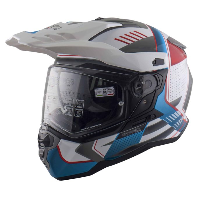Casco NOS NS-9 Omega White: versatilità estrema per la massima protezione in moto