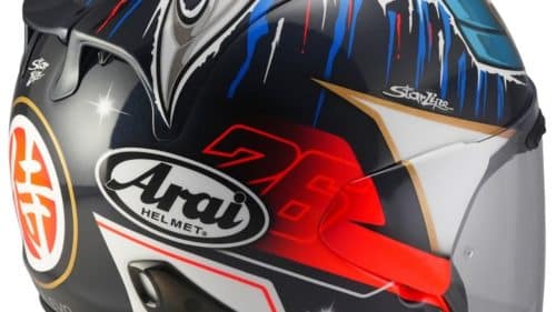 Caschi moto primavera 2026: Arai SZ-R EVO Pedrosa Shogun e NOS NS-10 Splinter White Matt