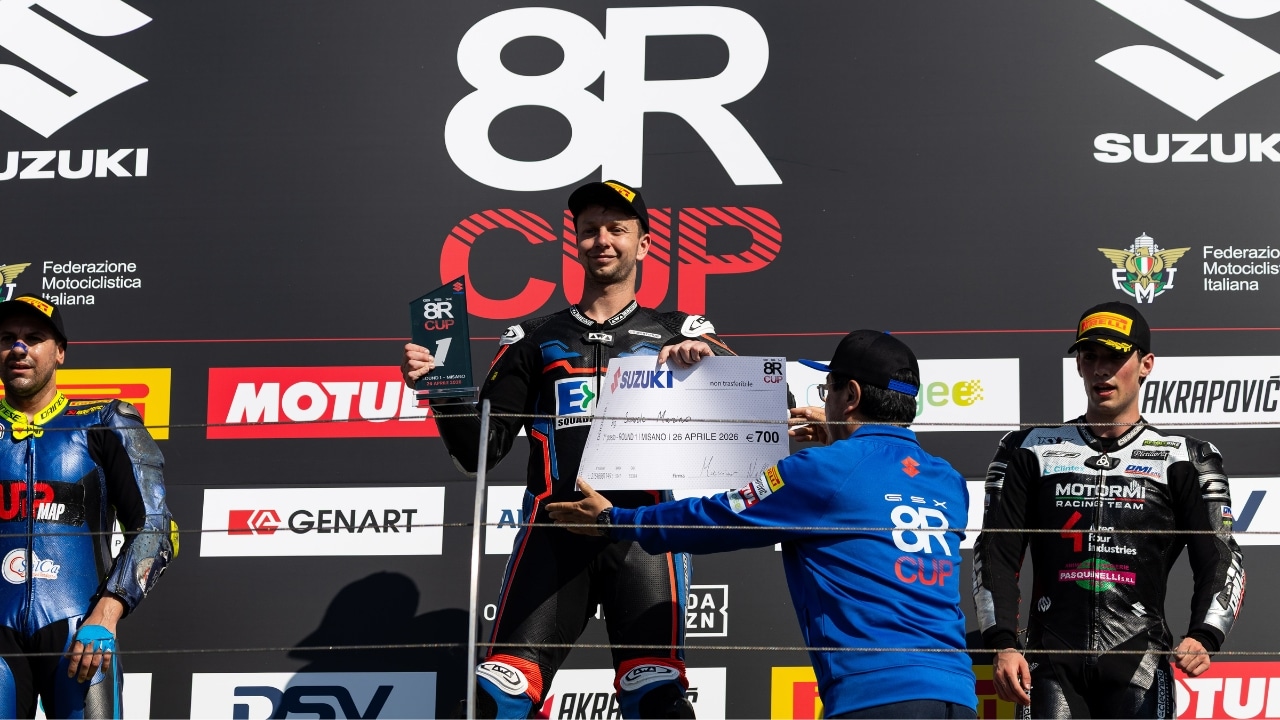 Suzuki GSX-8R Cup: Marino vince la gara d’esordio a Misano