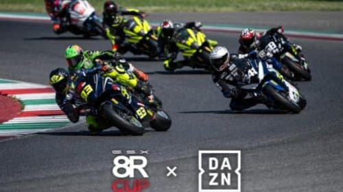 Suzuki GSX-8R Cup 2026 su DAZN: il monomarca visibile sulla piattaforma d’intrattenimento sportivo